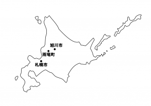 北海道_雨竜地図の画像