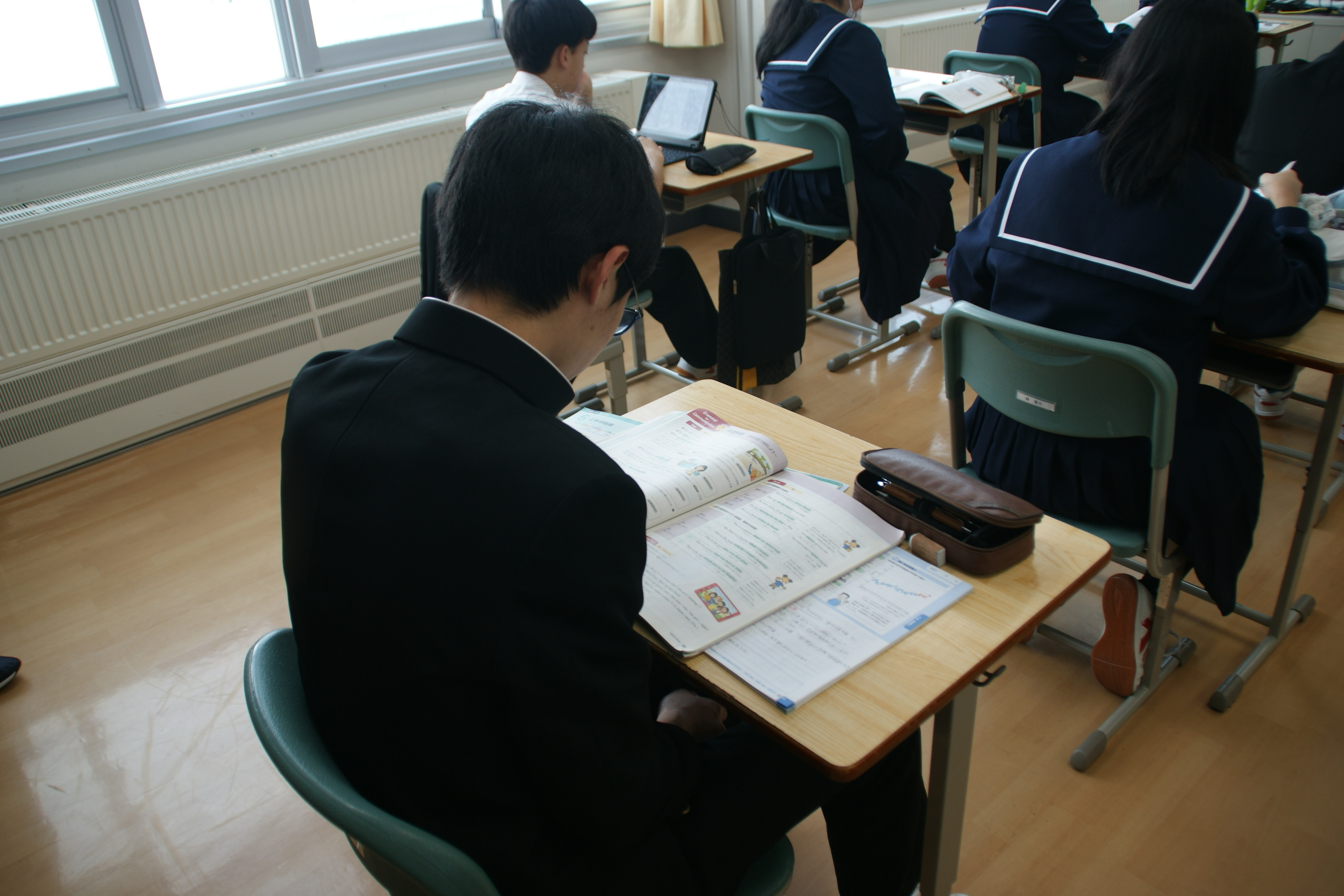 テストに向けて集中して勉強