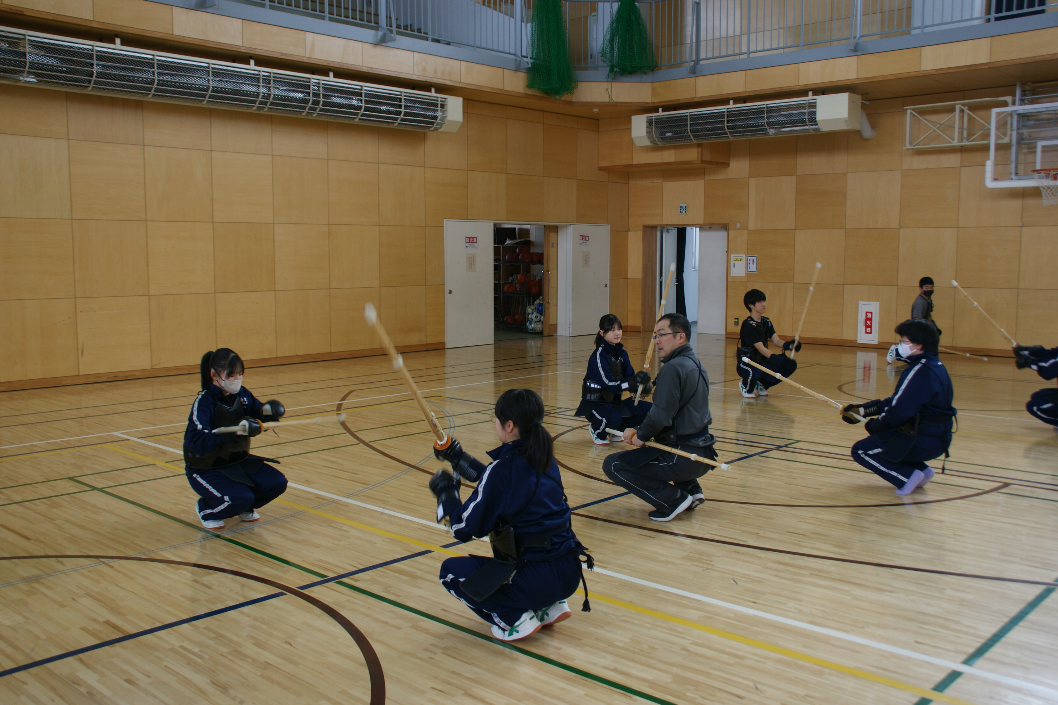 中学2年生体育の授業