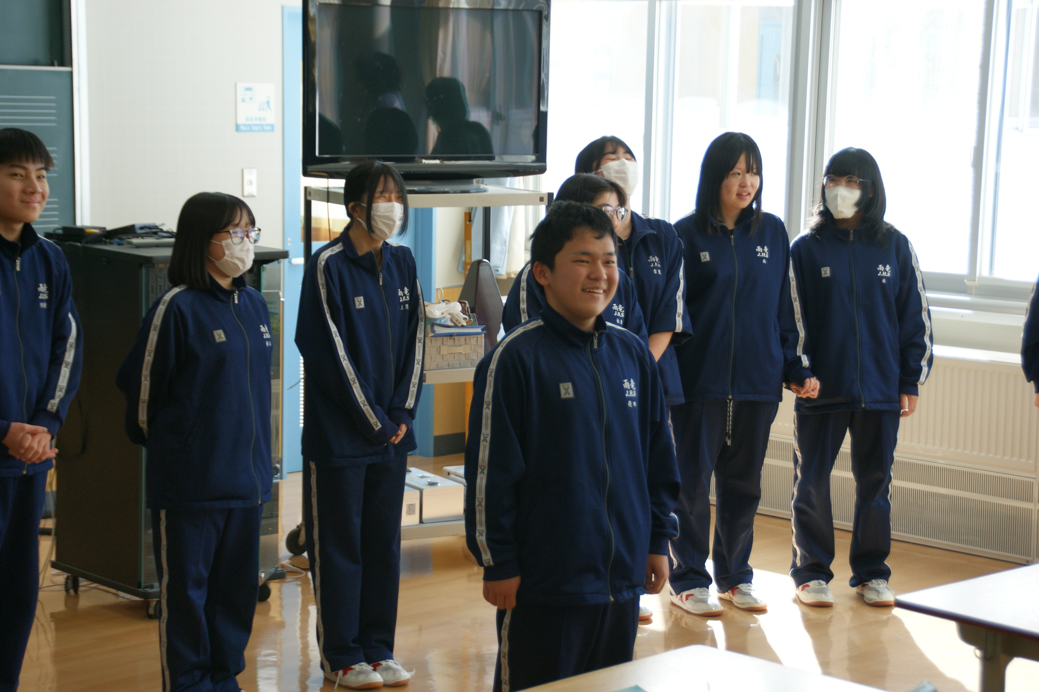 中学生代表の挨拶