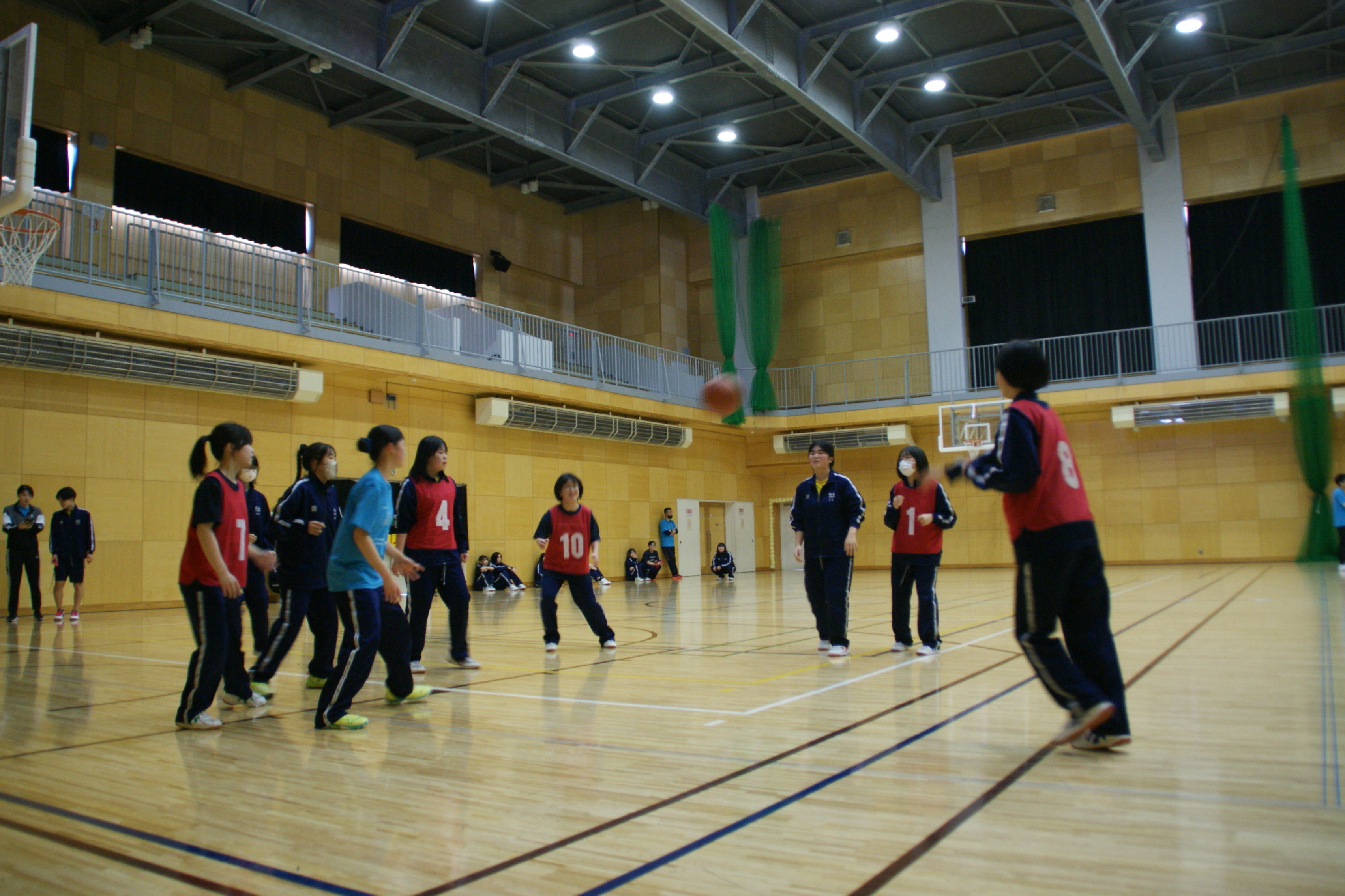 女子の試合の様子