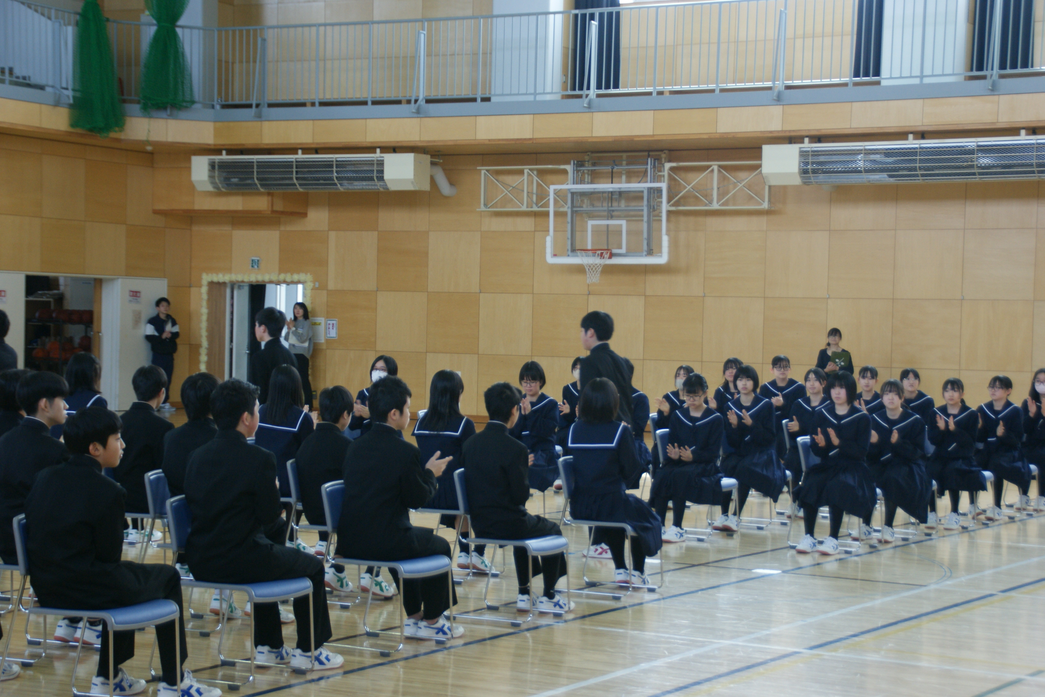 退場の練習