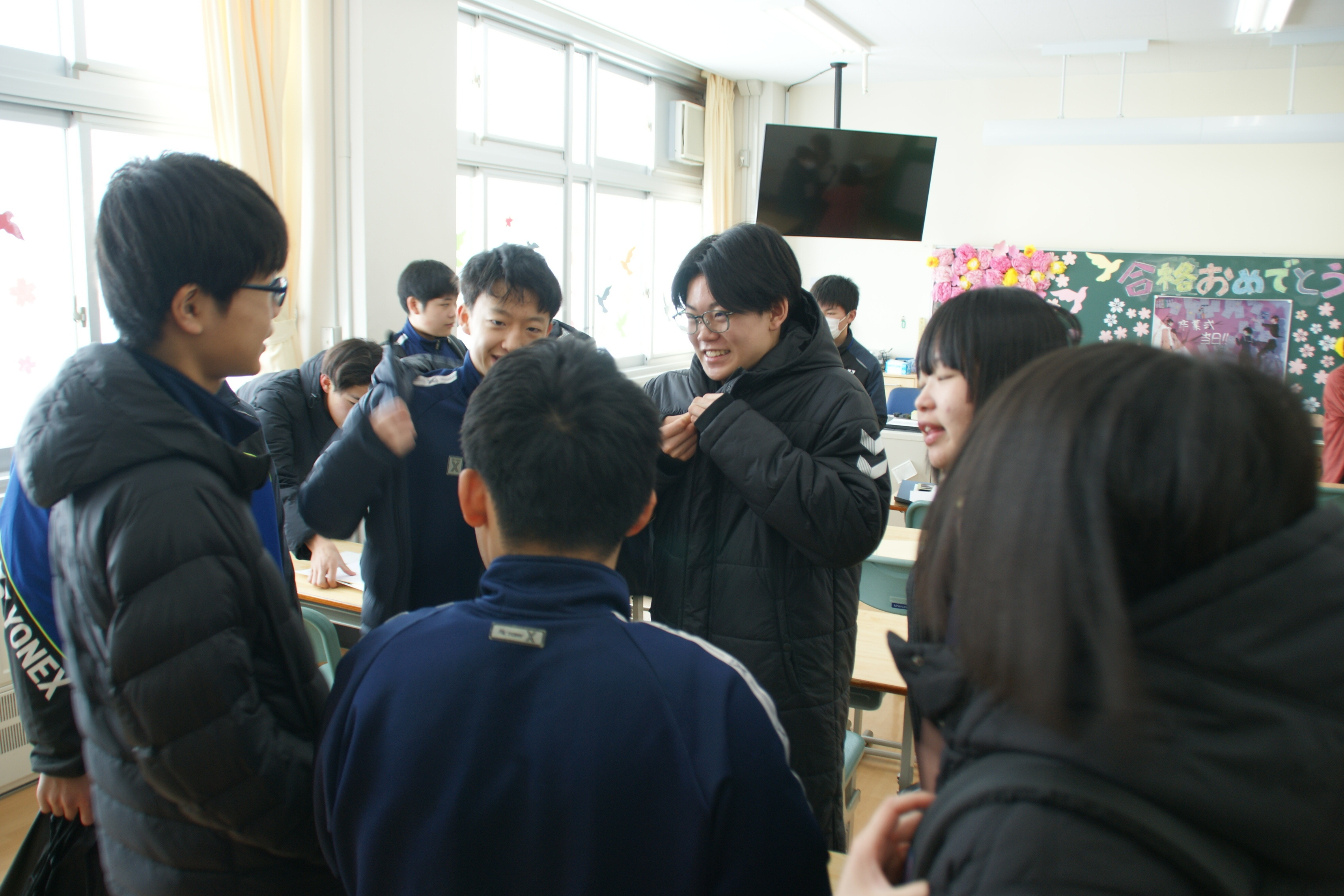 笑顔あふれる3年生