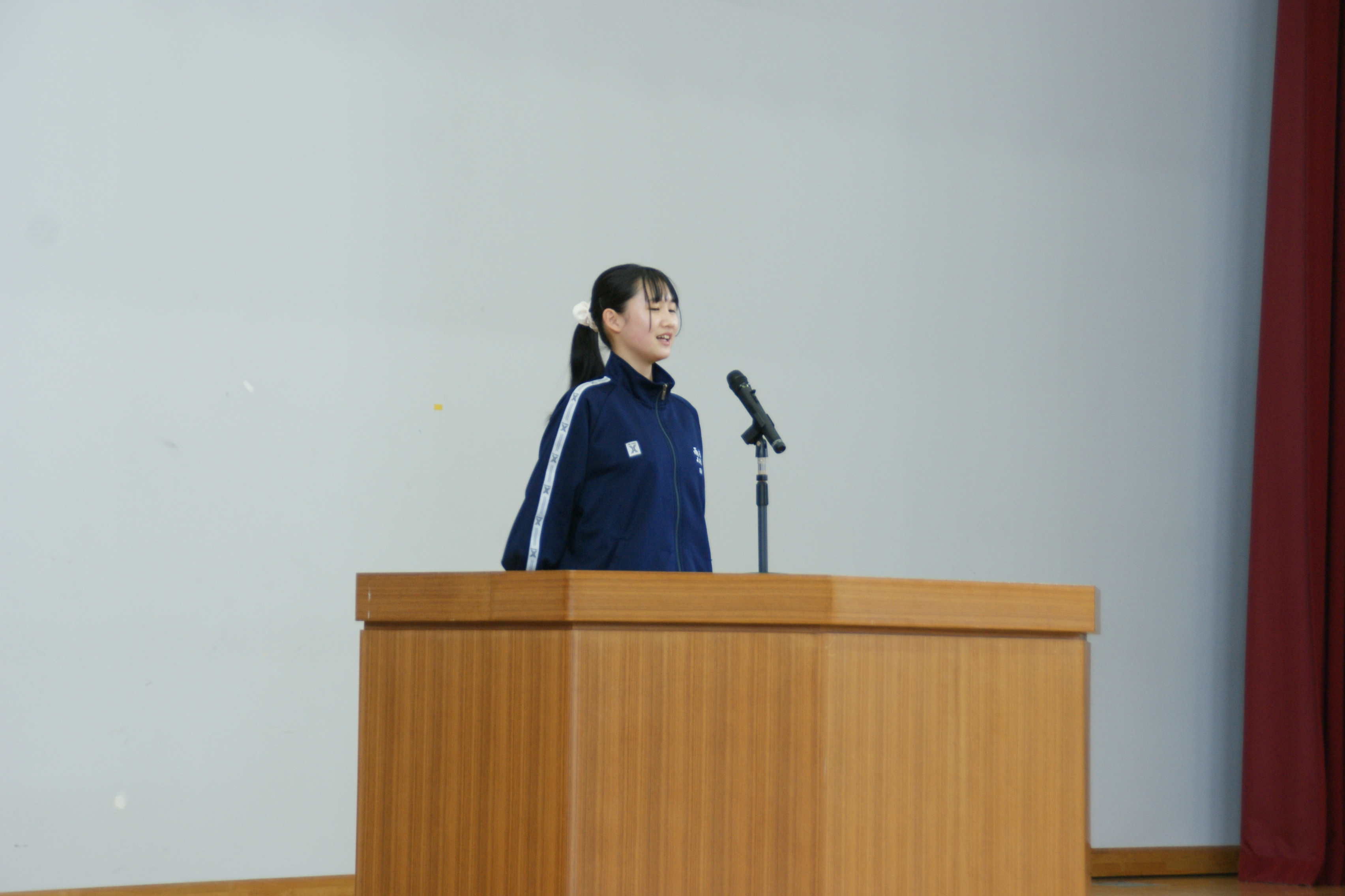 生徒会代表の話