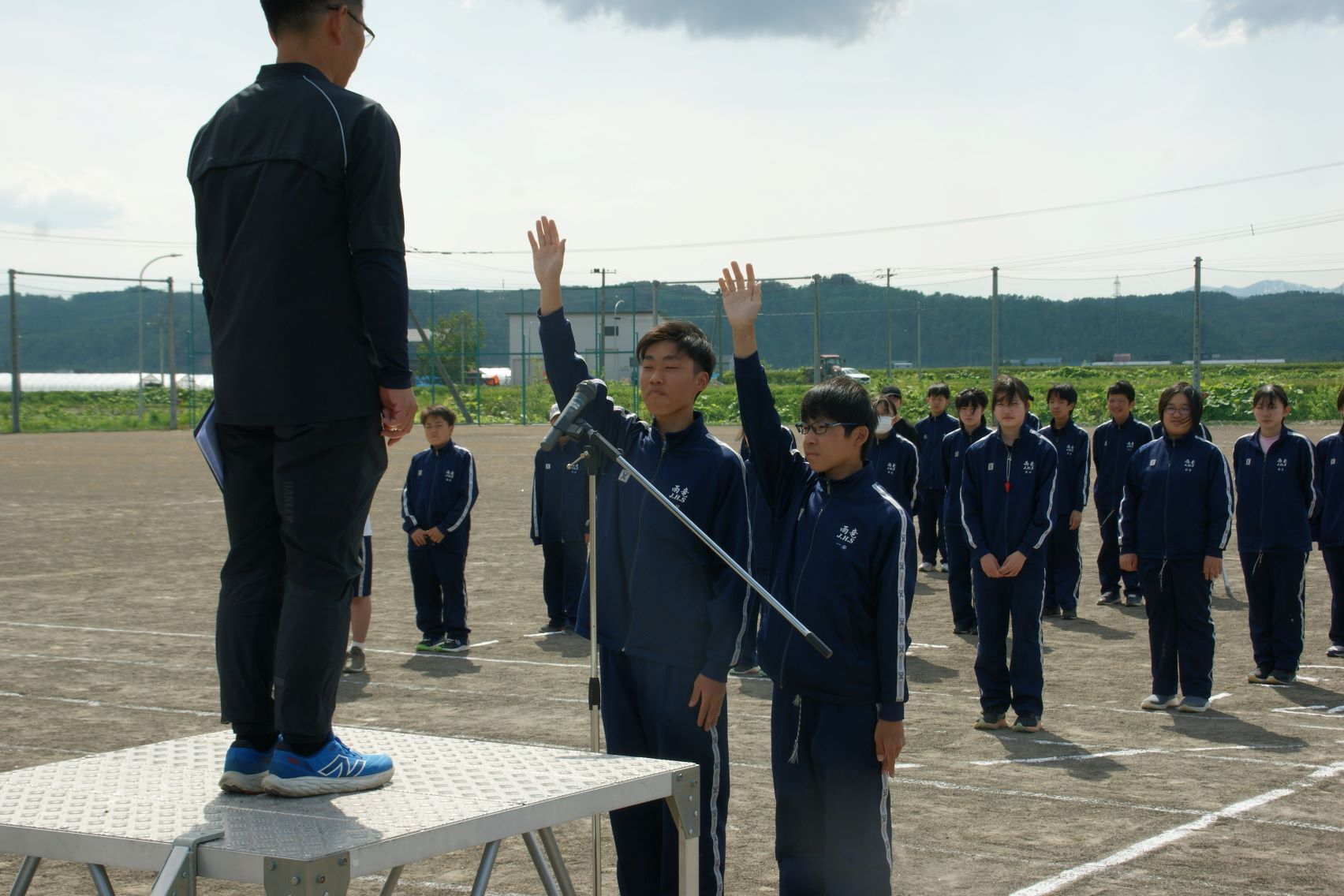 選手宣誓の練習.JPG