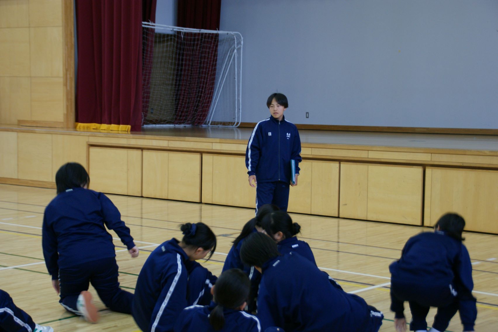 生活委員長の退場指示.JPG