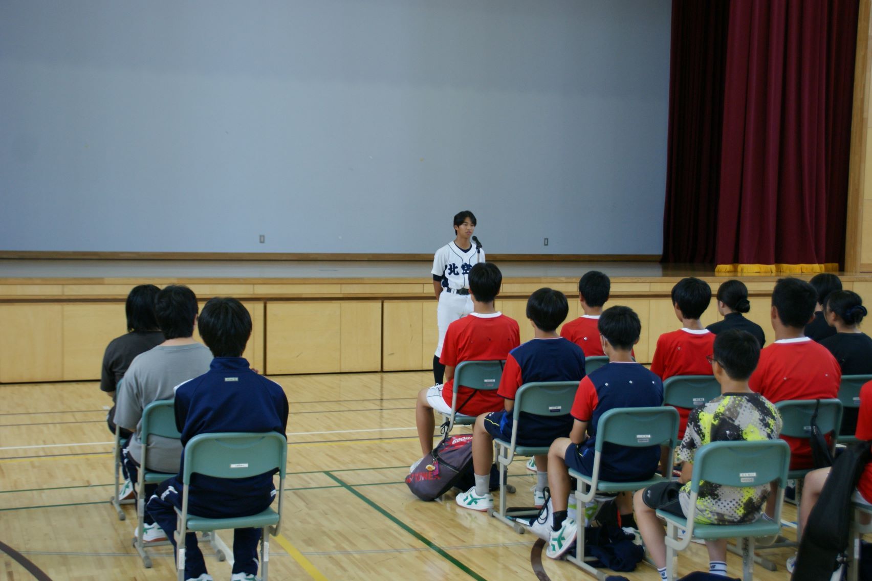 野球部の全道大会に向けた決意表明.JPG