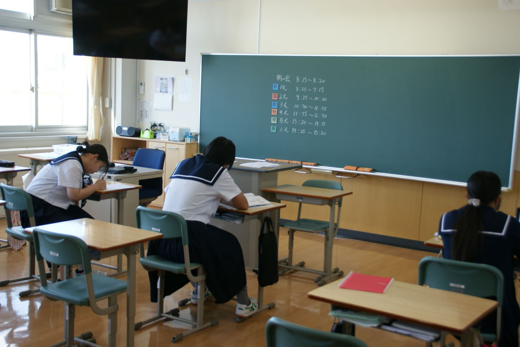 入試当日と同じ日程.JPG