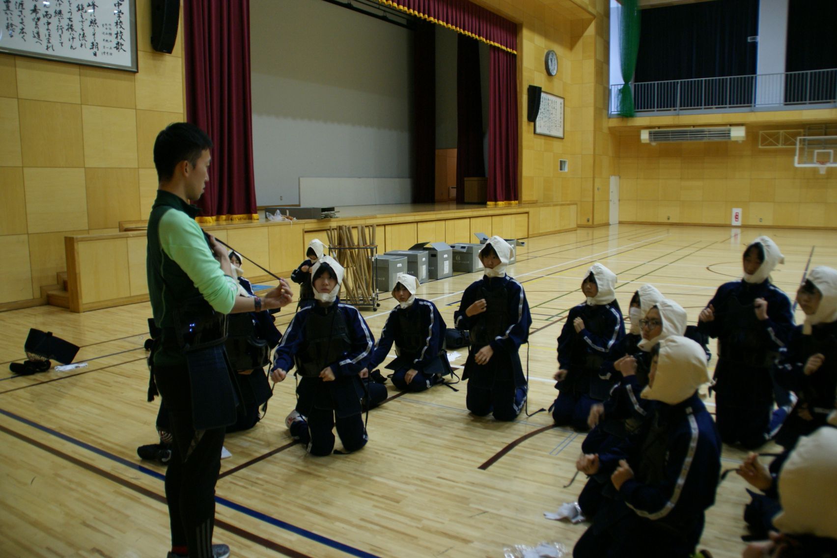 1年生初めての剣道.JPG
