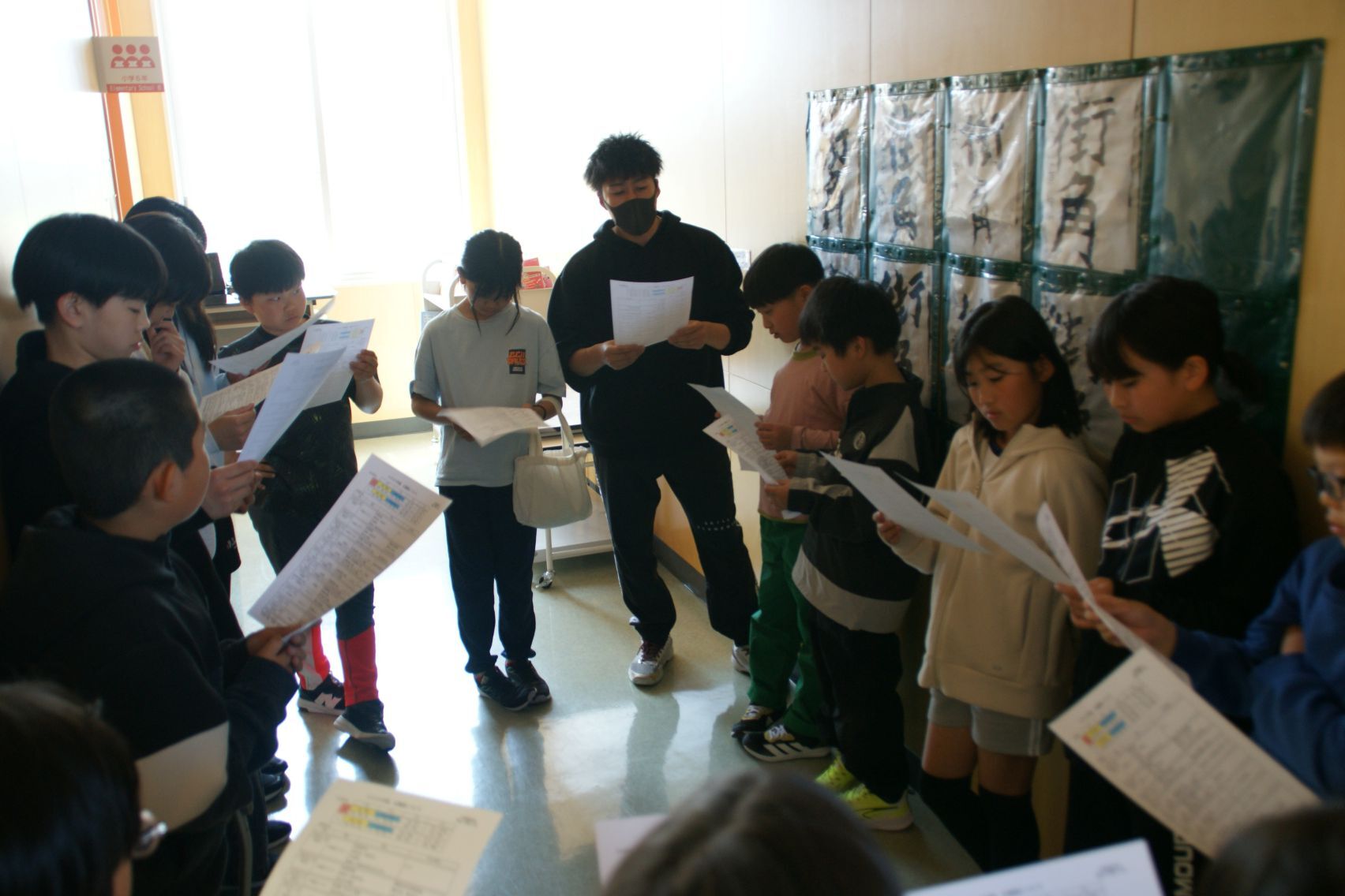 運動会の応援団結成.JPG