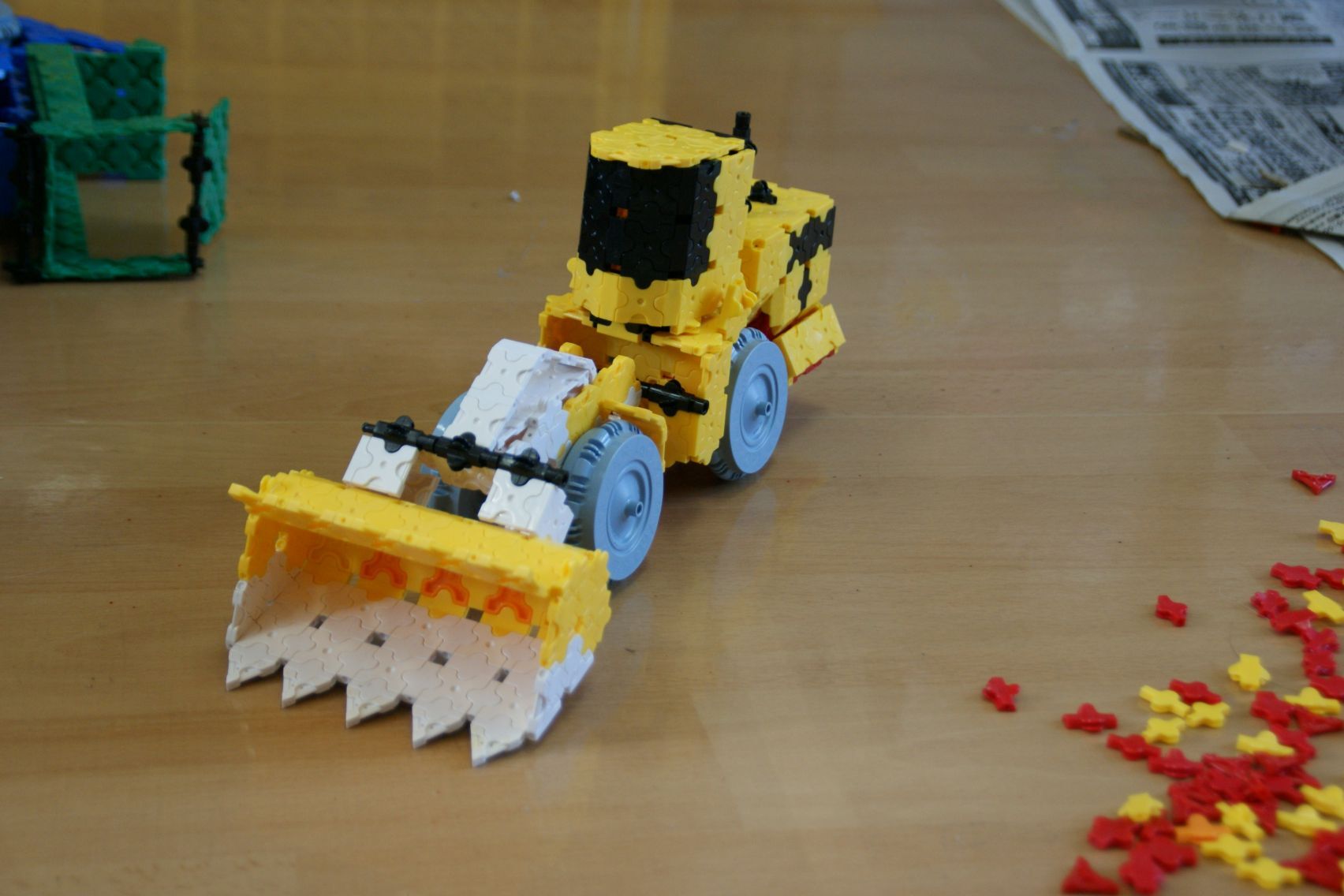 ブロックで作ったホイルローダー.JPG