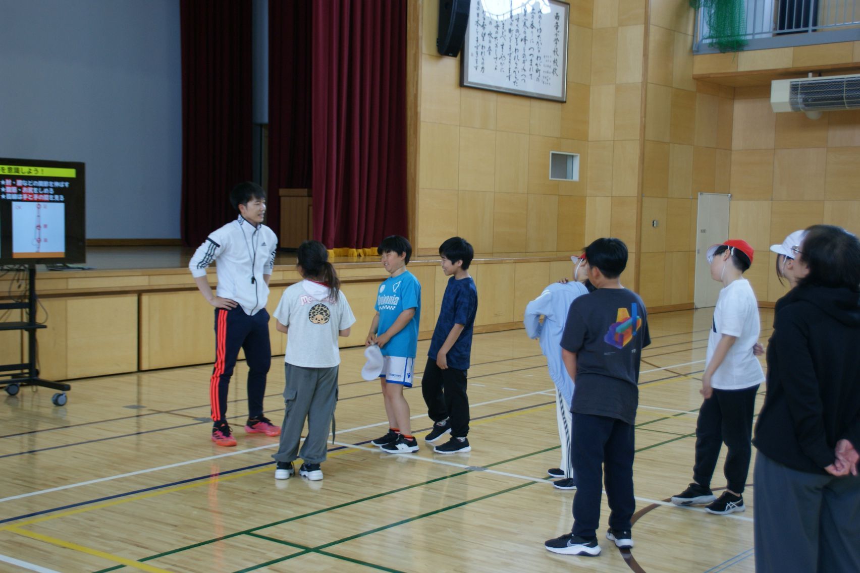 中学校の先生による体育の授業.JPG