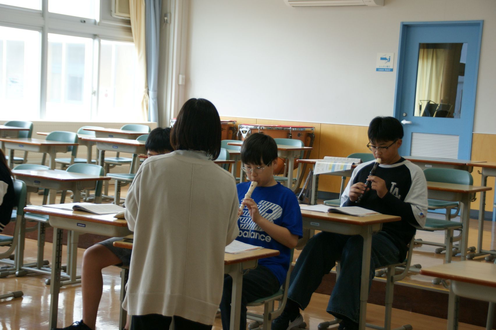 リコーダーの授業.JPG