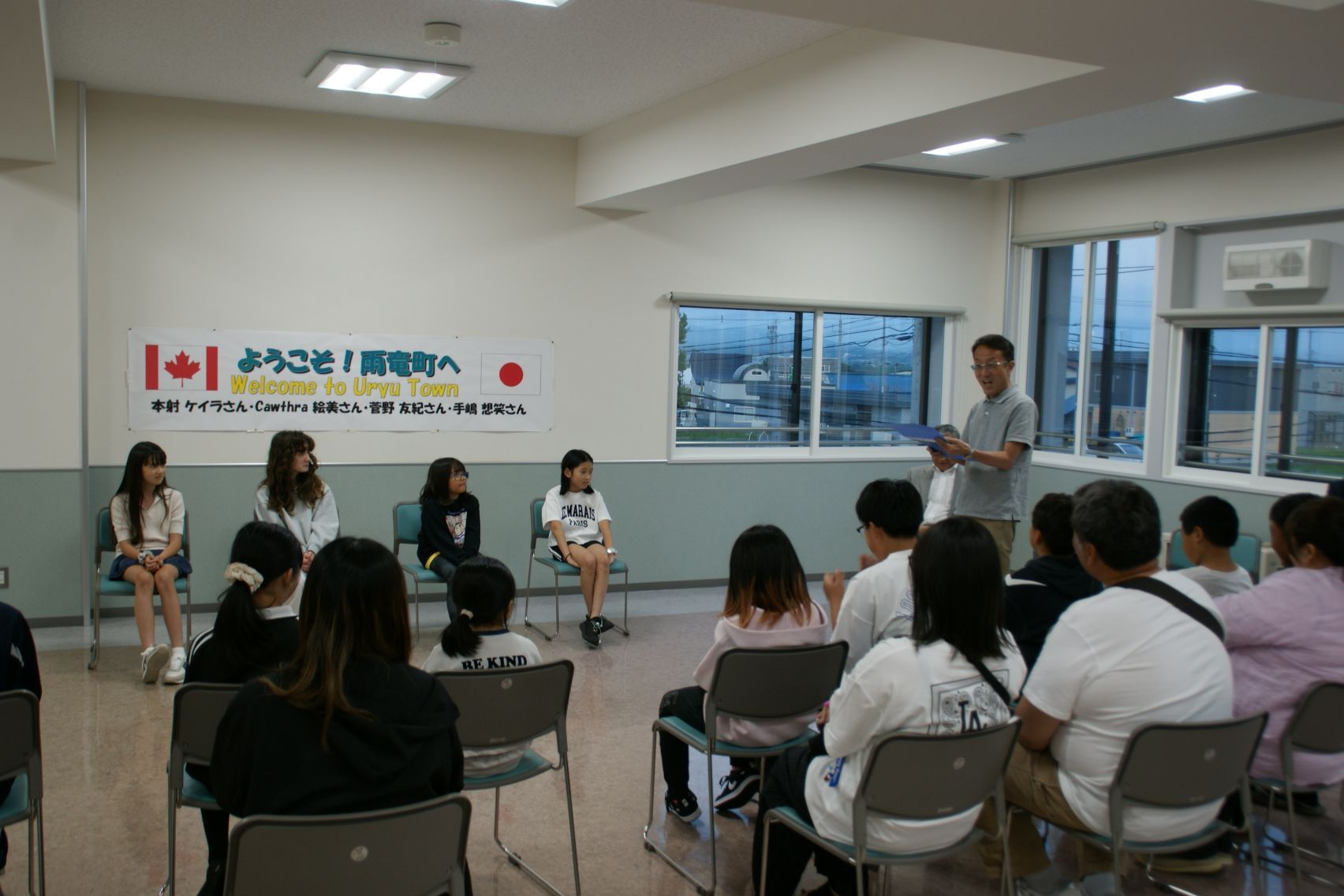 校長から英語でのメッセージ.JPG