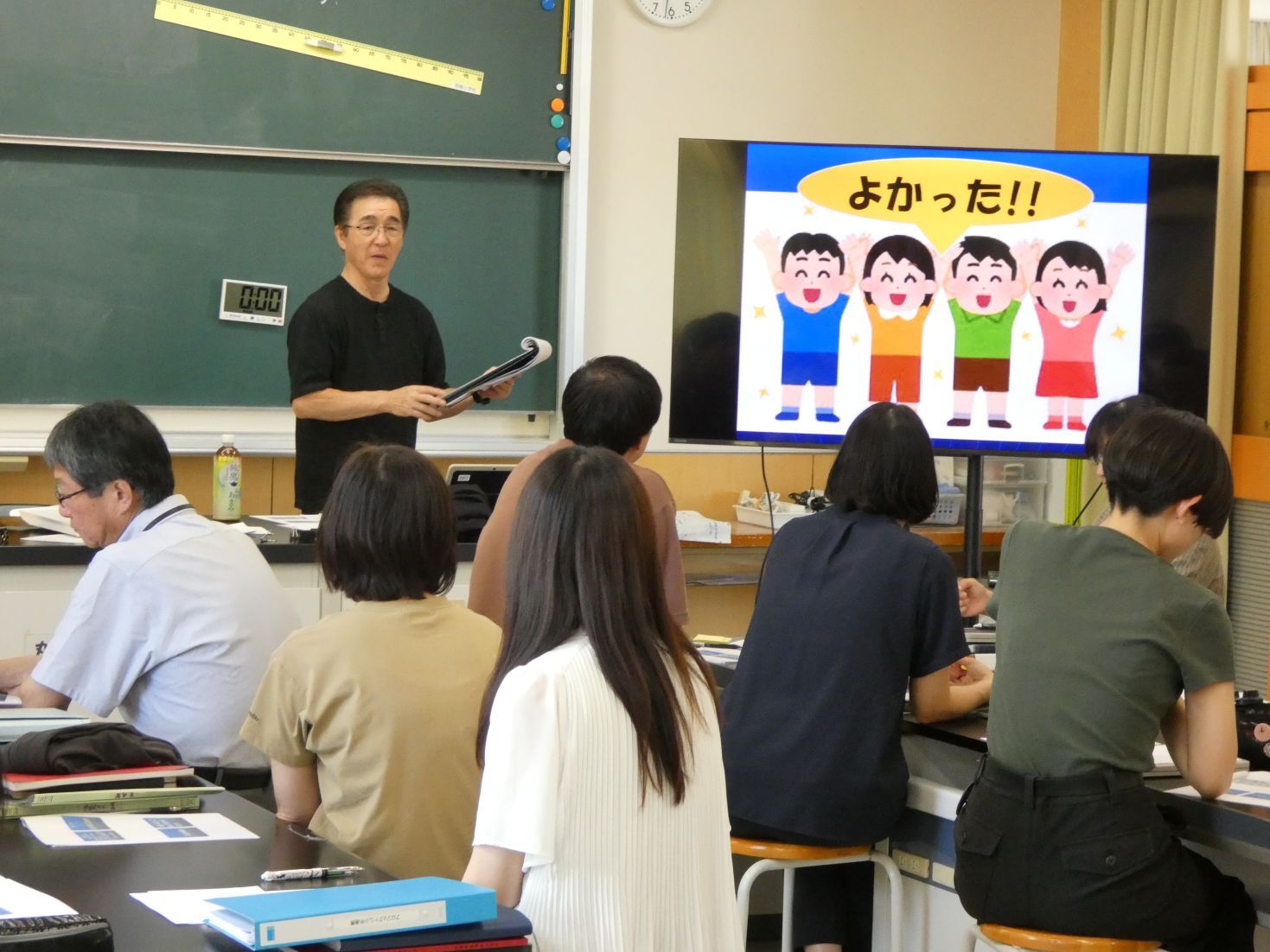 講師を務めてくださった北竜町の田中教育長.JPG