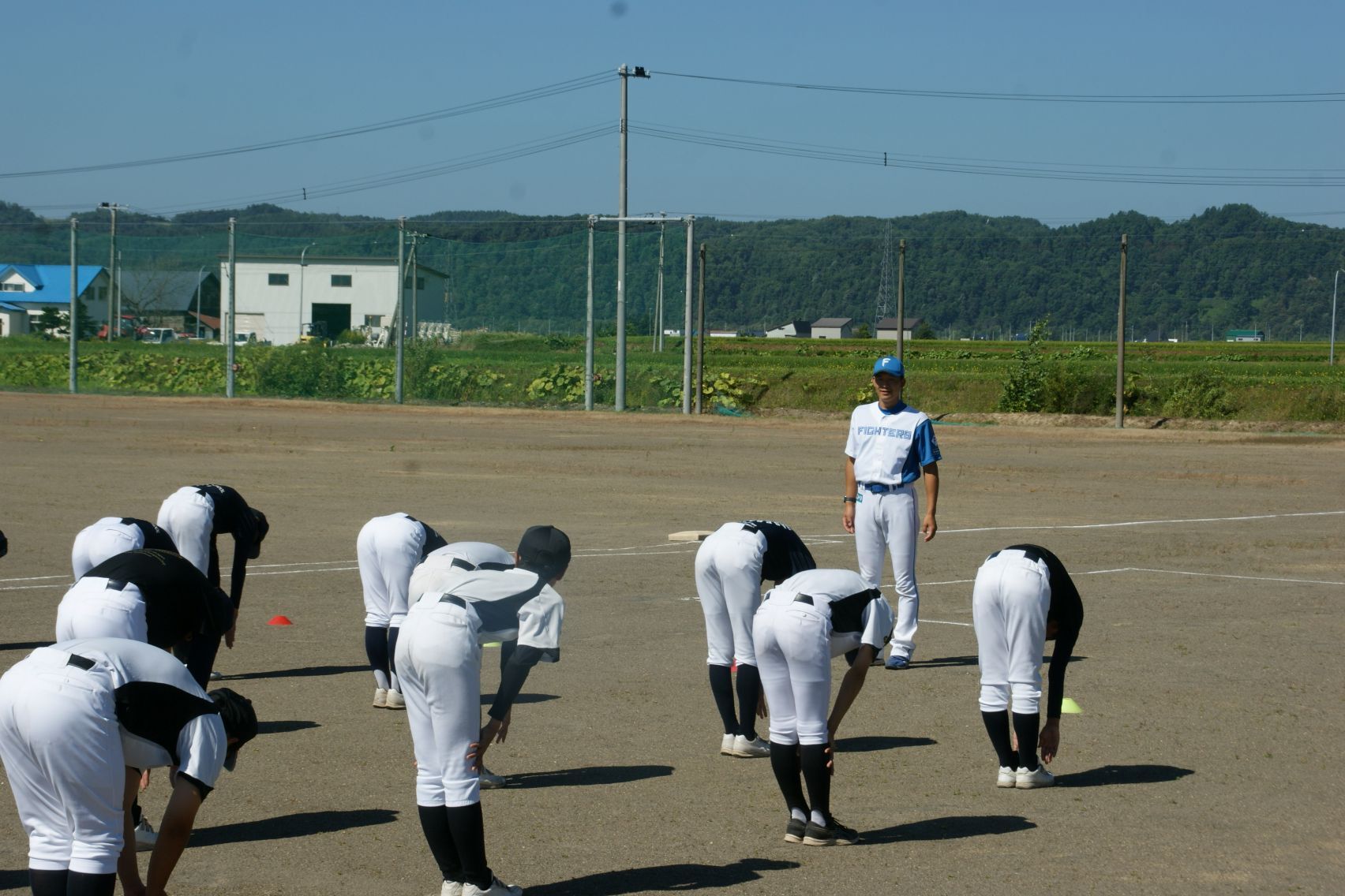 中学生に指導.JPG