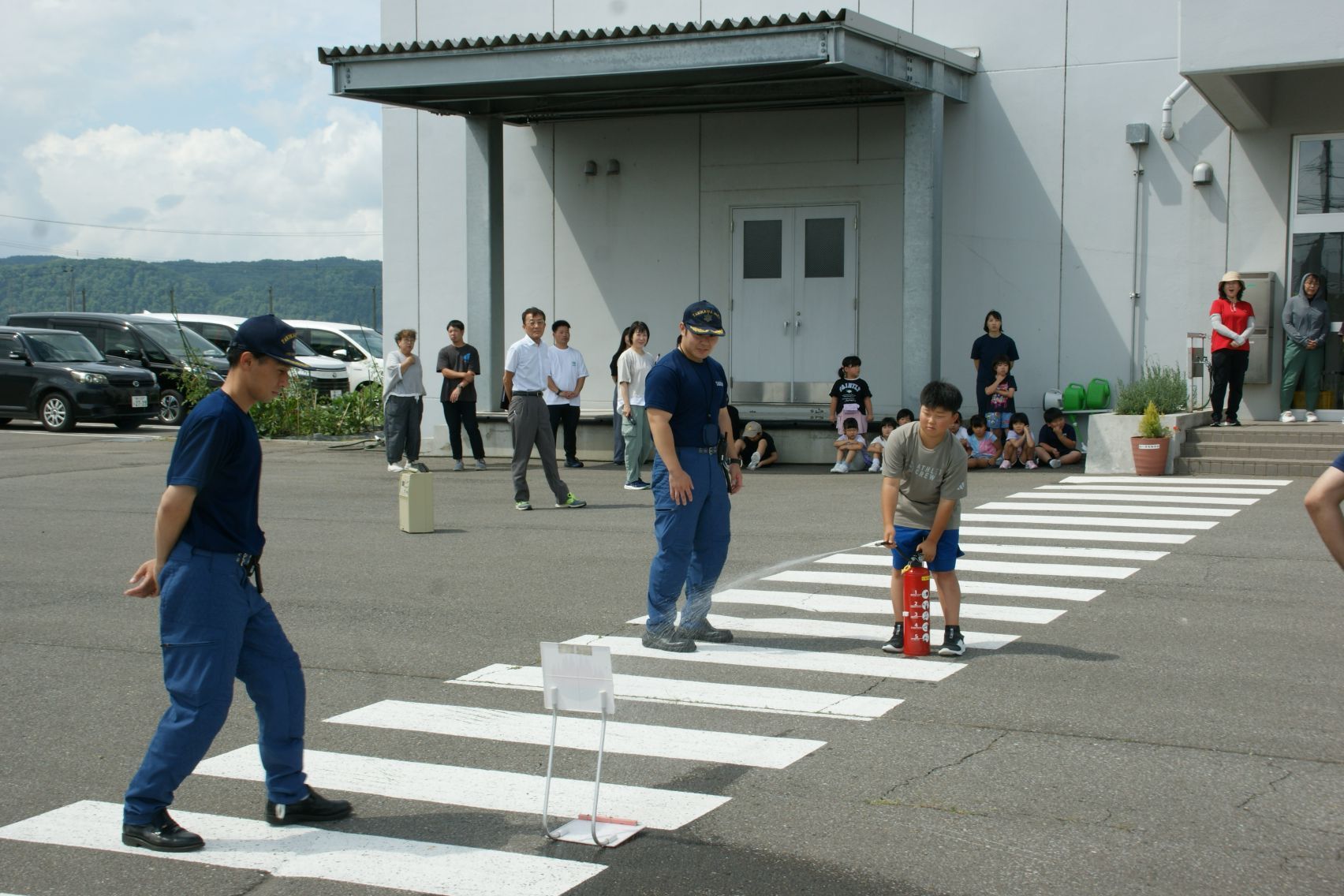 火災を想定した訓練.JPG