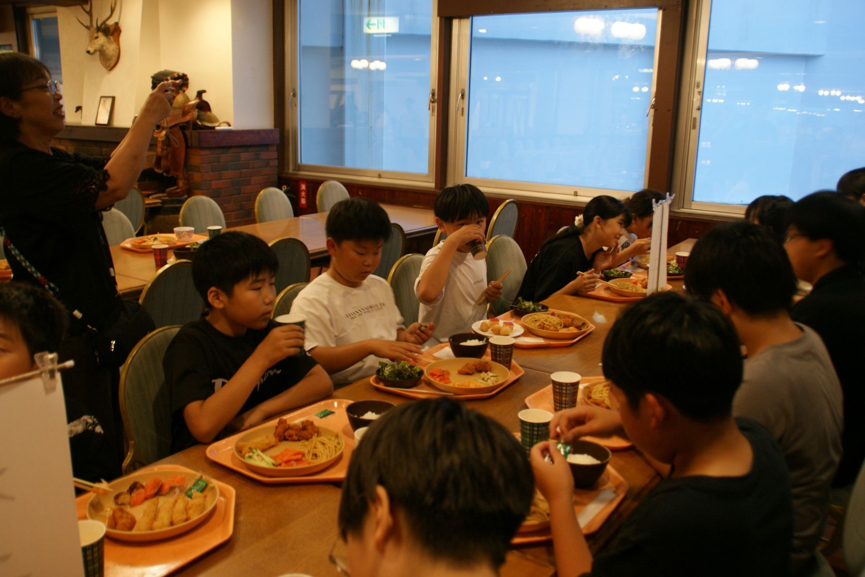 ホテルでの夕食.JPG
