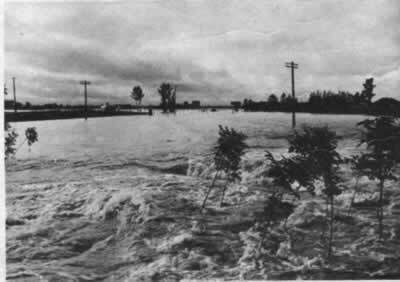 石狩川氾濫の写真